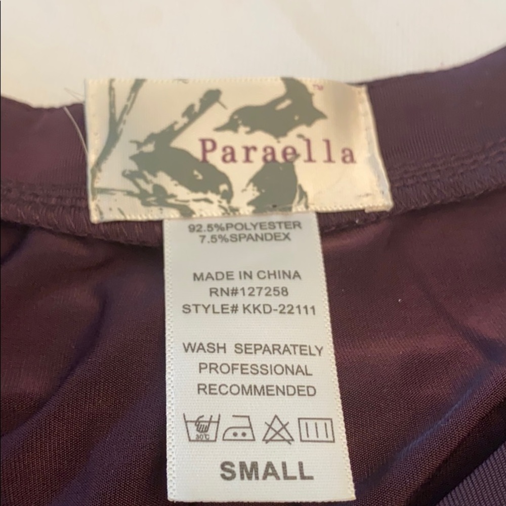 Beautiful Paraella Deep plum dress - Picture 5 of 6